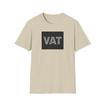 All Words VAT block style Unisex Softstyle T-Shirt