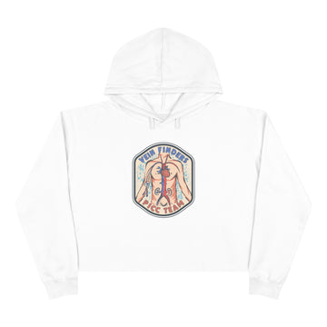 Vein Finders Crop Hoodie