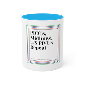 PICC's Repeat Colorful Mugs, 11oz