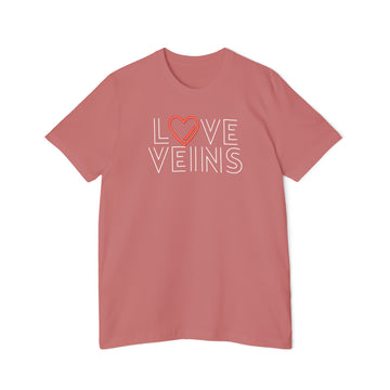 Love Veins t-shirt USA-Made Unisex Short-Sleeve Jersey T-Shirt