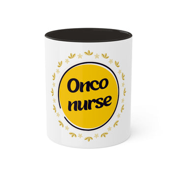 Onco Nurse Mellow Yellow Colorful Mugs, 11oz