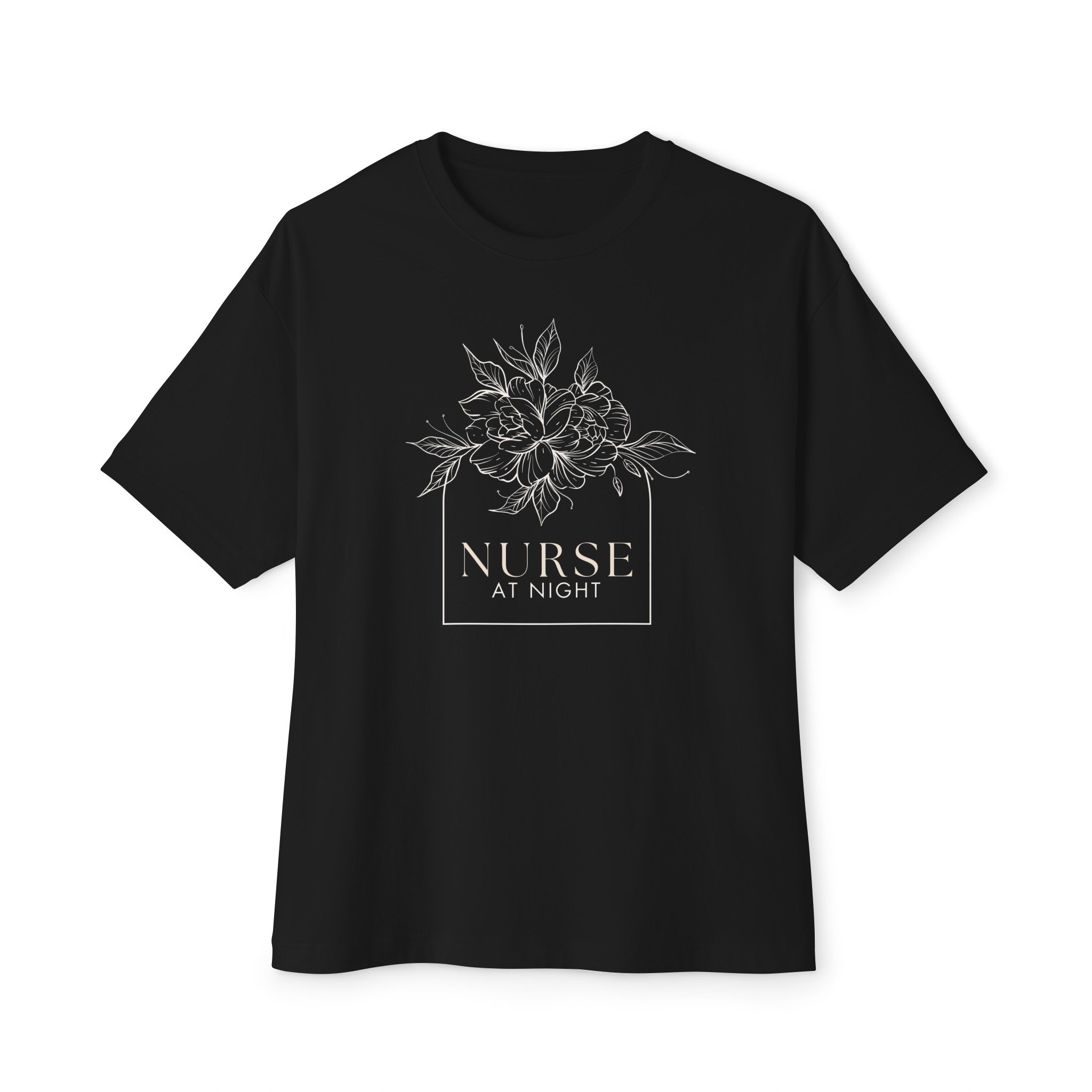 NURSE at Night Unisex Oversized Boxy Tee