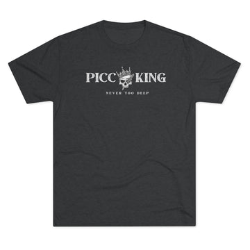 PICC King Never too Deep, Vascular Access Nurse t-shirt