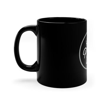 PICC'n King encircled in gray 11oz Black Mug