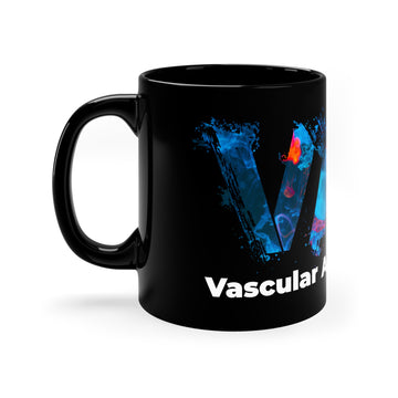 VAT Splatter PICC nurse 11oz Black Mug