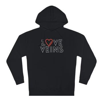 Love Veins hoodie, Nurse Hoodie, IV nurse, Vascular Access Nurse, ICU Nurse Unisex Hooded Sweatshirt