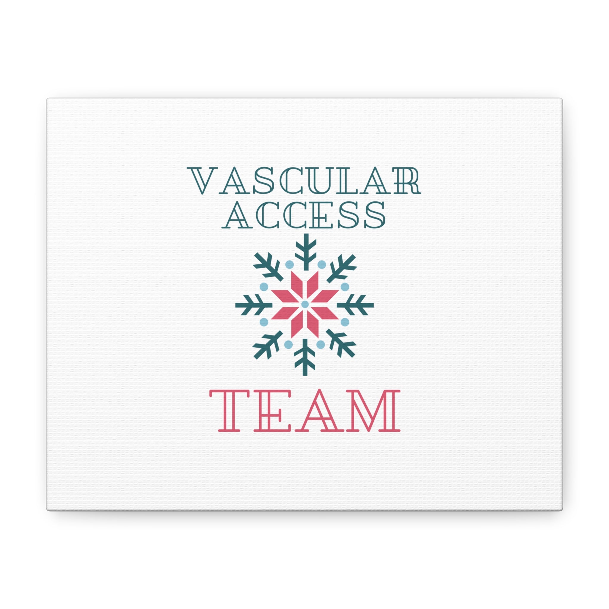 Holiday Vascular Access Team Matte Canvas Wall Art, Stretched, 1.25"