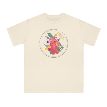 Vascular Access RN Floral heart, Organic Unisex Classic T-Shirt