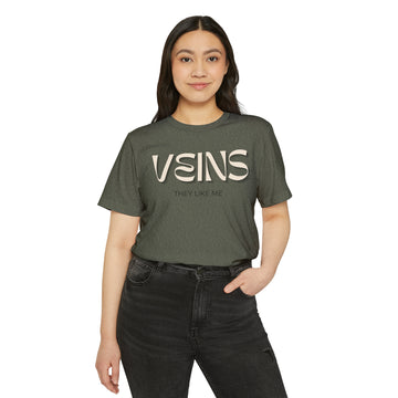 Veins, they like me t-shirt, RN IV Nurse Unisex Recycled Organic T-Shirt