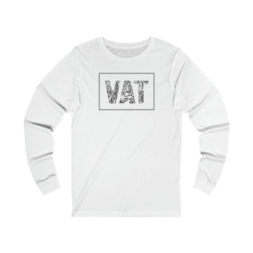 VAT in Action square outline Unisex Jersey Long Sleeve Tee