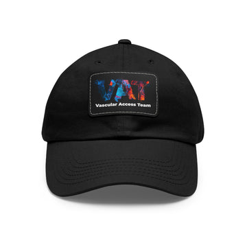 VAT Splatter Hat with Leather Patch (Rectangle)