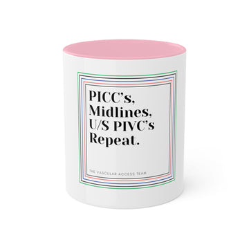 PICC's Repeat Colorful Mugs, 11oz