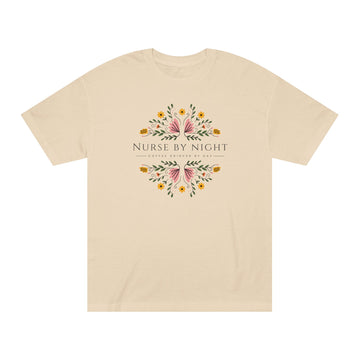 Floral Nurse by Night Coffee by Day Unisex Classic Tee