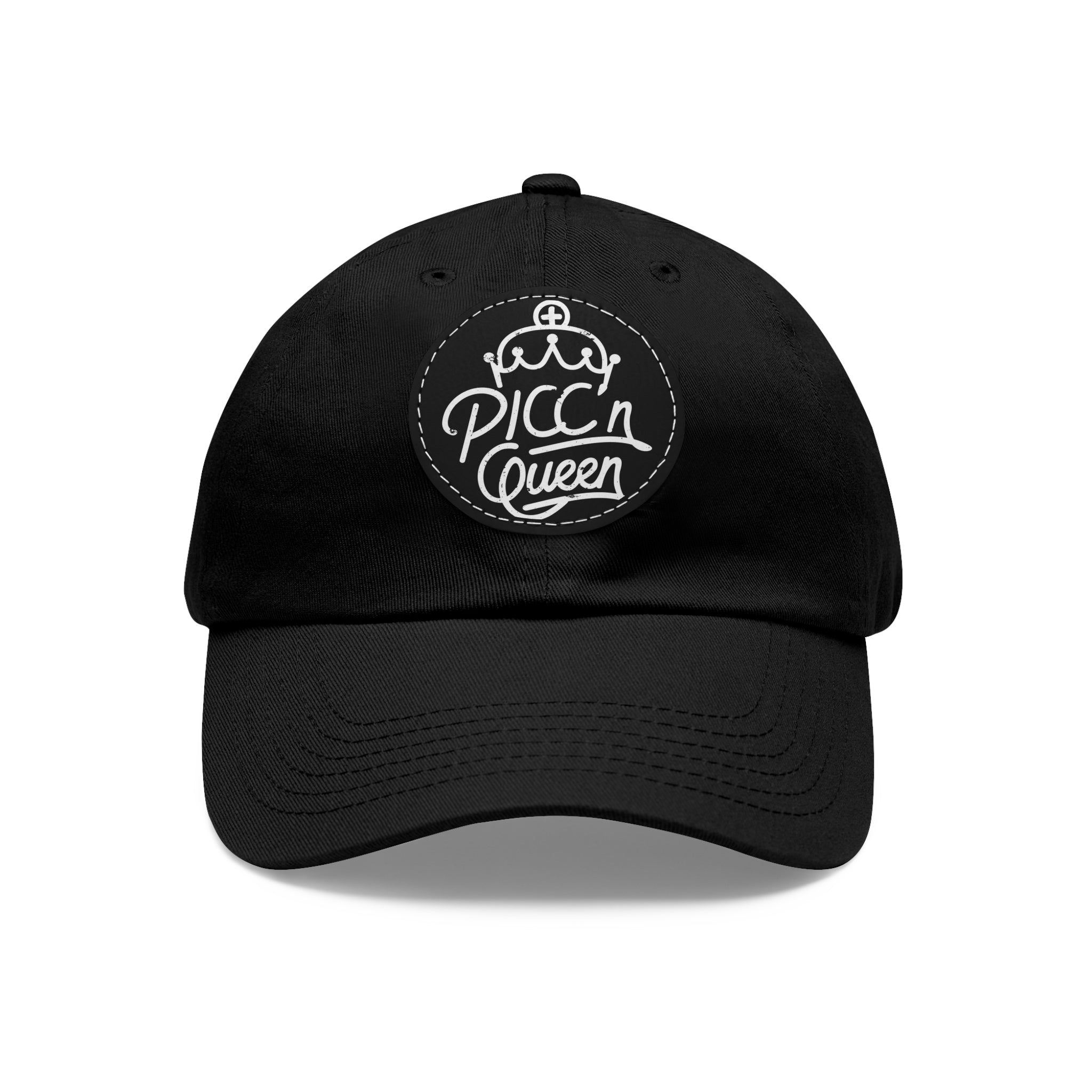 PICC’n Queen Hat with Leather Patch (Round)