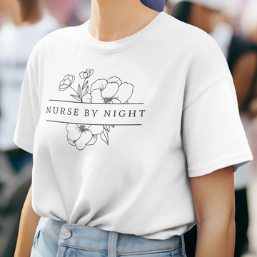 Nurse by Night floral Women's Boxy Tee